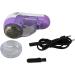Lint remover with mains operation Lint shaver with collecting container Lint cutter Wool shaver Textile shaver (purple white)