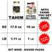 Tahim Premium Tahini - 100% Pure Sesame Vegan Paste, 500g - Buy Online on SooperMarket.com