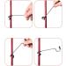 QWEQWE 2 Pcs Mini Camping Hook Hanger for Lanterns & Tents - Multi-use Hanging Hooks for Camping & Fishing - Buy Online on SooperMarket.com