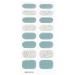 Semi Cured Gel Nail Polish Strips Adhesive Gel Nail Art Stickers Lasting Glitter Gel Nail Wraps Sticker with Nail File Semi Cured Gel Nail Stickers for Toes White with Uv Light Bsg0316