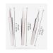 Acne Clips Set - 3-Part Cell Clip Pinchette & Blackhead Remover Tool for Beauty Salon & Home Use - Silver - Buy Online on SooperMarket.com
