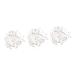Yardwe 300 Pcs Pigeon Anklet Chicken Drumsticks Tag Plastic Foot Ring for Pigeon Poultry Pen Parrot Baby 1.3X1.3CMx3pcs Whitex3pcs