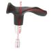 Buy T-Shape Acupressure Massage Device | Deep Tissue Ergonomic Muscle Massager for Legs & Arms Relief - International Shipping Available - Buy Online on SooperMarket.com