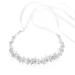 JSGHGDF Party Headband Flower Hairband s Headpiece Girls Headdress Bridal Shower Hair Accessories Silver