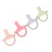 Silicone Baby Pacifier Set - 4PCS Breast-Like Design with Skin Texture for Nursery | International Shipping - Buy Online on SooperMarket.com
