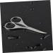 Buy Balacoo Stainless Steel Vibrissa Scissors 1pc Nose & Eyebrow Hair Trimmer | Medium Silver | International Shipping - Buy Online on SooperMarket.com