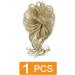 PrinFantasy Messy Hair Bun Chignon Synthetic Extension - Wavy Donut Updo Scrunchy Curly Hairpiece (GBFQ010) - One Size - Buy Online on SooperMarket.com