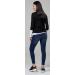 HAPPY MAMA Women's Maternity Nursing Jumper Sweatshirt 348 - Size 10-12, Black & White - Buy Online on SooperMarket.com