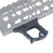 SBGJMY TD Halo Tactical aluminum rain angle manual stop of the air force handle front handle for M-locomotive and keymod protection systems (black)