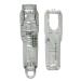 Brensty 1Set Gray Hair Clipper Back Housing Cover Clear Front Lid for Hair Trimmer Tools Kit