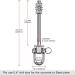 SELEWARE Heavy Duty Swing Hanger Set - Stainless Steel - M10 x 8.8 Swing Bolts - 1800LB Capacity - 6pcs - Buy Online on SooperMarket.com
