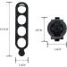 360 Rotatable Bicycle Stem Navigation Mount for Garmin Edge & iGPSPORT XOSS | Durable Black Plastic Handlebar Accessory - Buy Online on SooperMarket.com