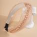 Wiwpar Beaded Knotted Headband - Khaki Boho Hair Accessories - Buy Online on SooperMarket.com