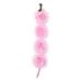 Baby Pacifier Clip Rose Flower Feeding Dummy Pacifier Clip Teething Soother Holder Strap Chain(#1)