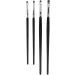 Eye Makeup Brushes Set 4pcs Small Head Dense Hair Soft Hair Easy Use for Eyeshadow Eyebrow Portable - Buy Online on SooperMarket.com