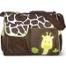 Accessotech Waterproof Baby Diaper Nappy Mummy Changing Handbag Shoulder Bag with Mat Travel (Giraffe Green) - Buy Online on SooperMarket.com