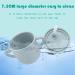 Silicone Sippy Cup for Toddler | Soft Straw Trainer Cup | Handles & Lids | 6 oz Blue - Buy Online on SooperMarket.com
