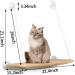 Sunny Seat Cat Window Perch Hammock | Space Saving Cat Bed | Size 55x35cm - Buy Online on SooperMarket.com