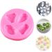 Cabilock 9 Pcs Baking Mold Silicone Chocolate Molds Pastry Silicone Mold Jelly Pink Cake Machine 7X7X1CMx3pcs Pinkx3pcs - Buy Online on SooperMarket.com