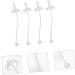 Ibasenice 12 STK Reusable Silicone Straws - Straw Sippy Cup Converter Kit for Baby Bottles - Eco-Friendly Pebble Gel Milk Cup - Transparent (3 Pack) - Buy Online on SooperMarket.com