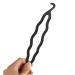 4 PCS French Centipede Hair Braiding Tool Set - DIY Hair Styling for Twist Plait Flipper, Ponytail Maker Ties Bulk - Double Hook Black - Buy Online on SooperMarket.com