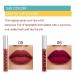 6Pcs Dark Red Matte Liquid Lipstick Set | 24-Hour Long-Lasting Waterproof Lip Stain Makeup | Velvety High Pigmented Nude Lip Gloss Kit for Women - Buy Online on SooperMarket.com