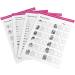 Nail Art Practice Book Beginner Manicure Training Drawing Cards Easy to Clean 12 Sheets Manicure Training Cards - Buy Online on SooperMarket.com