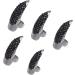 Black Halloween Claw Finger Ring Witch Finger Nail Claw Finger Claws Black Nail Rings Fake Nails Scary Halloween Props - Buy Online on SooperMarket.com