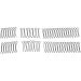 3 Set Twist Hair Clip Comb Fashionable Waterproof Elastic Anti Proof Metal Wire Hair Comb - Buy Online on SooperMarket.com