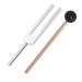 Aluminum + wood Tuning Fork Hammer Ball Diagnostic 528HZ With Mallet Set Nervous System Testing Tuning Fork Health Care