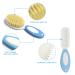 5 Pack Newborn Brush and Comb Set | Soft Fine Hair Brushes & Baby Toddler Body Soap | International Shipping - Buy Online on SooperMarket.com