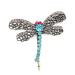 Vintage Rhinestone Dragonfly Hair Clips Set - Elegant Alloy Barrettes for Women - Buy Online on SooperMarket.com