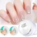 Angnya Nail Art Stamper & Scraper Set - 2 Pieces Transparent French Nail Art Tools for DIY Creative Nail Designs - Buy Online on SooperMarket.com