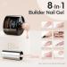 Modelones 8-in-1 Gel Nail Polish Builder Neutral Nude Brown 15ml - Nail Strengthener, Extension Gel, Base & Glue Gel in Bottle - Pack of 1 - Buy Online on SooperMarket.com