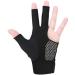 Pool Gloves Billiards Left Hand for Men and Women, Color You 3 Fingers Show Gloves for Billiard Shooters Carom Pool Snooker Cue Sport Elastic Lycra Billiards Glove (1PCS)