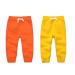 CuteOn Unisex Kids Elastic Waist Cotton Warm Trousers Baby Pants Bottoms 1-5Years 4 Years Orange+yellow