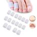 8 Pairs Silicone Toe Cushion Tubes for Pain Relief & Toe Protection - Anggrek Toe Sleeves for Corns, Blisters, Hammer Toe - Men & Women - Buy Online on SooperMarket.com