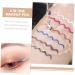 Angoily 6pcs Eyeliner Pen White Liquid Eyeliner Ultra-fine Felt-tip Eyeliner Template Miss Abs Very Fine - Buy Online on SooperMarket.com