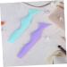 NOLITOY 2pcs Silicone Beauty Ruler Eyeliner Eyebrow Guide Stencils Eyebrow Stencils Aid Blindfold Make up - Buy Online on SooperMarket.com