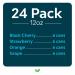 Zevia Zero Calorie Soda Fruity Variety Pack - 24 Cans, 4 Flavors - 12oz Each - Buy Online on SooperMarket.com