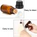 Alledomain 8Pcs 15ml Amber Glass Essential Oils Bottles with Black Cap & Dropper & Labels Empty Amber Bottle Refillable Sample Container for Massage oil/Aromatherapy/Perfume/Fragrance Carrier Oil 8pcs * 15ml - Buy Online on SooperMarket.com