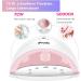 iProda 72W UV/LED Nail Dryer Lamp for Professional Gel Polish - 4 Timers for Manicure/Pedicure - At-Home and Salon Nail Art - Buy Online on SooperMarket.com