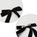 2 Pack Hair Bows for Women Black Bow Hair Clips French Barrette with Long Silky Satin Hair Ribbons for Women Girls(Black) - Buy Online on SooperMarket.com