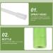 Hemoton 10 Pack Refillable Nasal Spray Bottles 15 ml - Empty Nasal Sprayers for Travel - Green 9x2.4x2.4 cm - Buy Online on SooperMarket.com
