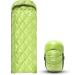 ECOOPRO Down Sleeping Bag, 32 Degree F 800 Fill Power Cold Weather Sleeping Bag - Ultralight Compact Portable Waterproof Camping Sleeping Bag with Compression Sack for Adults, Teen, Kids Green Rectangle