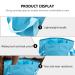 Portable Foot Massager & Soaking Basin | Foldable Travel Foot Bath 30x30cm - Blue - Buy Online on SooperMarket.com