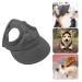 Baseball cap for pets dogs hat dog sport hat dog sun hat adjustable strip summer travel hat with ear holes (L-black) l black