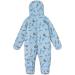 Cath Kidston Baby Cosy Pramsuit Snowsuit Rockets Light Blue 18-24 Months - Buy Online on SooperMarket.com