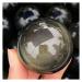 Ornament 1pc Handmade Natural Gold Obsidian Quartz Ball Crystal Crafts Stone Sphere for Fengshui Decoration Gift Decoration Stone Collection (Color : 1pc 30-40mm)