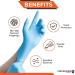 Defender Safety Nitrile Examination Gloves - Medical Grade, Chemo-rated, Powder Free, Blue - Large Box (100 Gloves) - Buy Online on SooperMarket.com